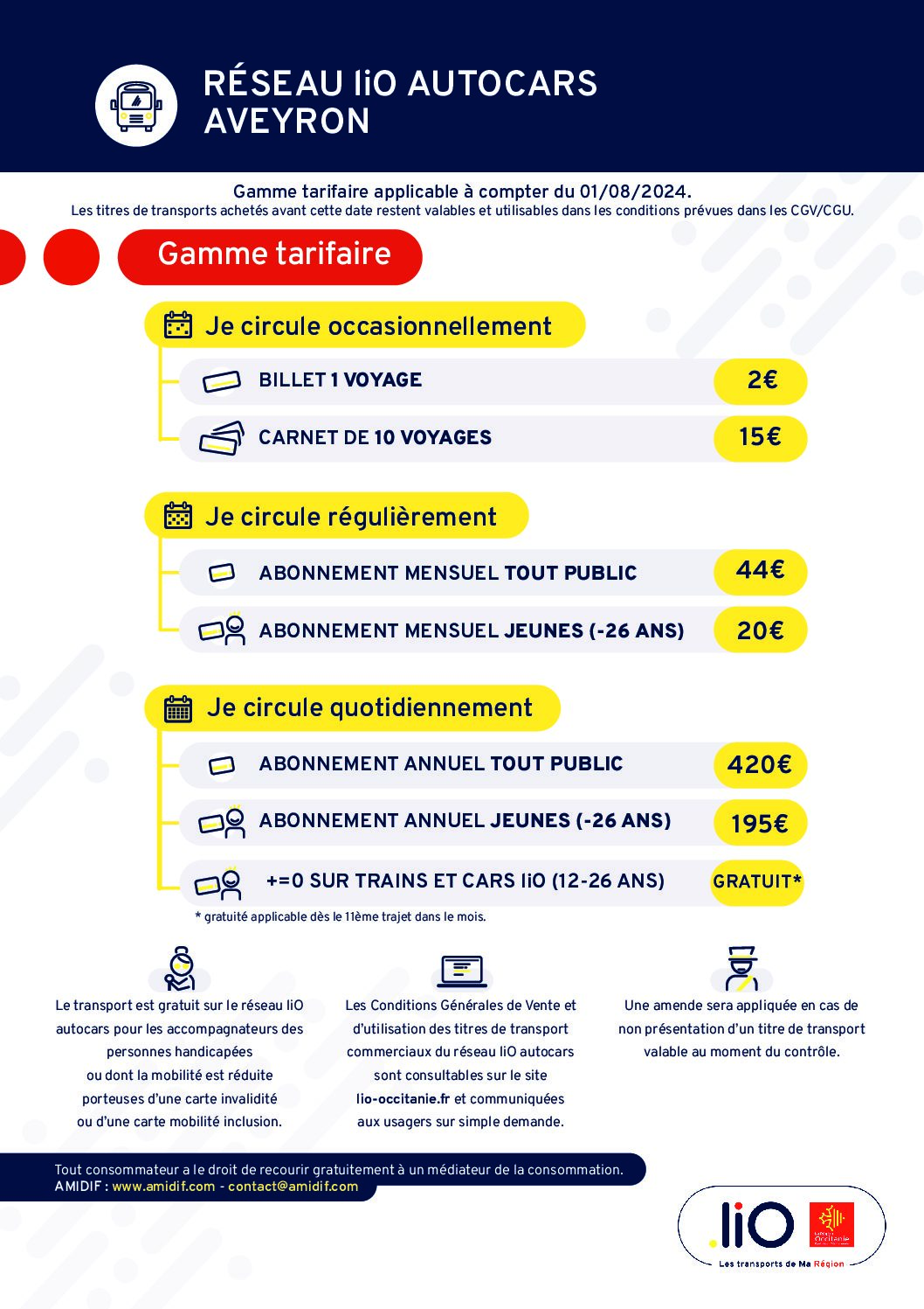 Horaires bus gare routière de Rodez - Les services de la Région Occitanie - horaires départementaux